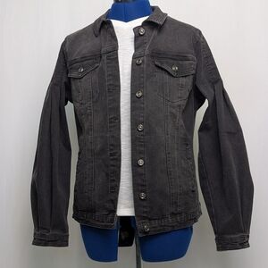 NWT Women's Stretch Black Denim Jacket